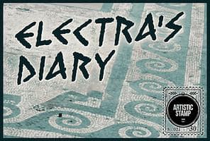 Artistic Stamp - Electra's Diary card